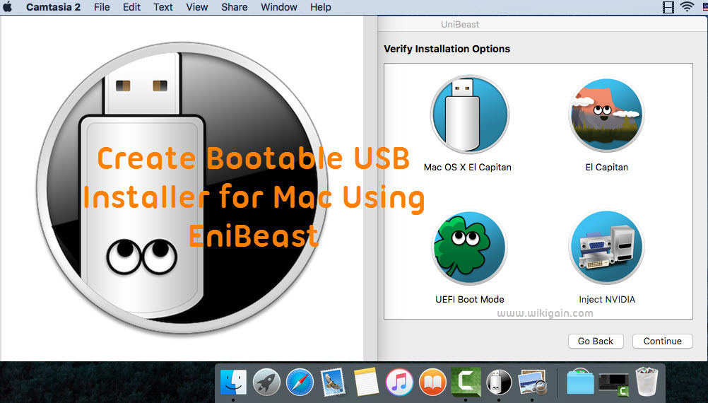 how to make a bootable usb flash drive for mac